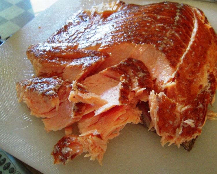 Oak Roasted Salmon from Santa Barbara Smokehouse - ready to serve
