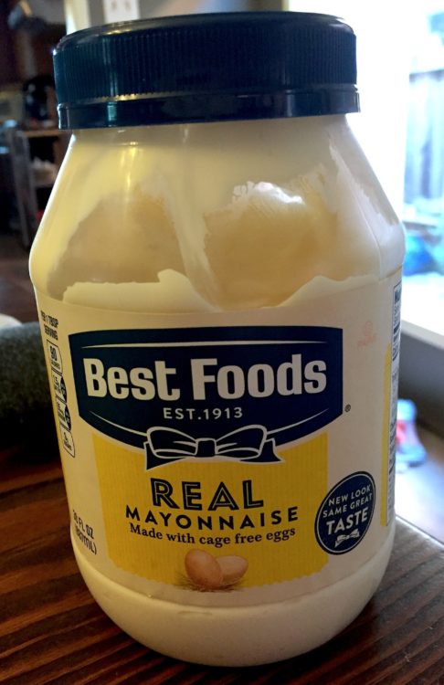 Jar of the new Best Foods mayonaisse