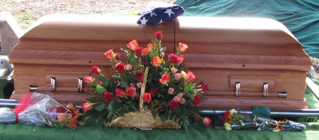My father's coffin