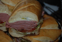 Sandwich from Genova Deli in Oakland CA in 2007