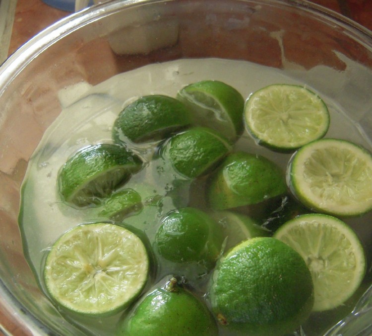 limes in water and sugar 2010