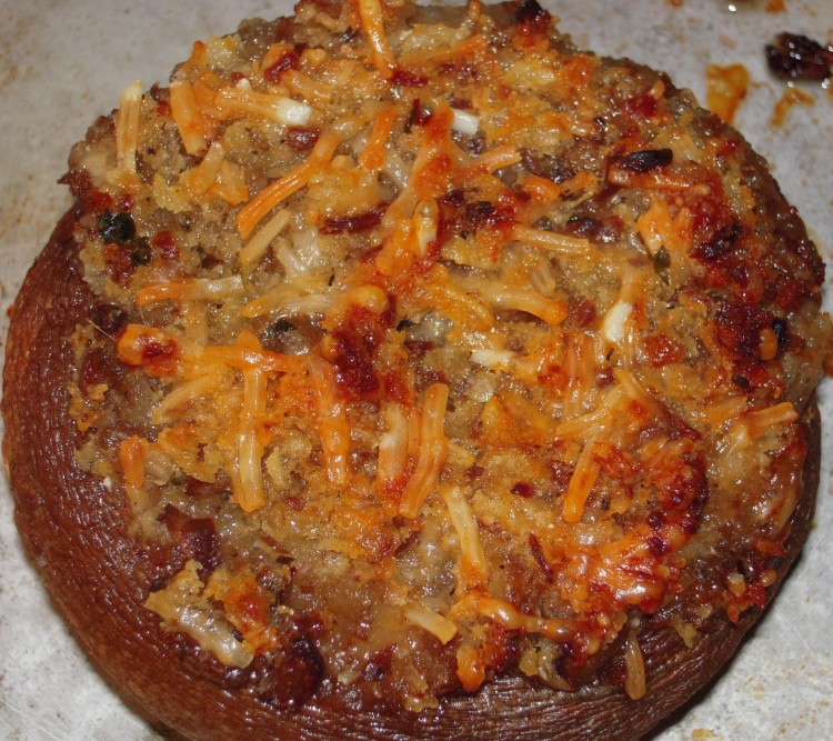 Large stuffed mushroom