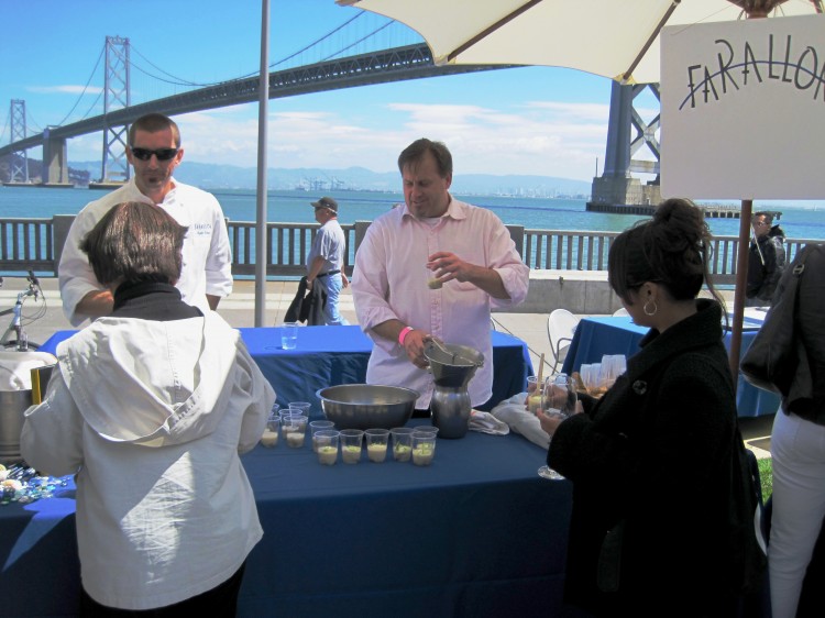 Farallon stall at oysterfest 2010 in san francisco