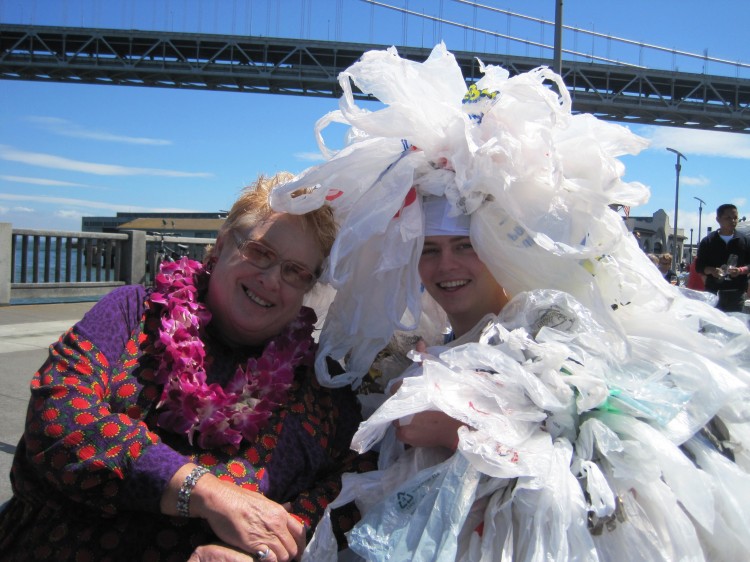 Bag Monster and GraceAnn Walden at OysterFest 2010 in San Francisco