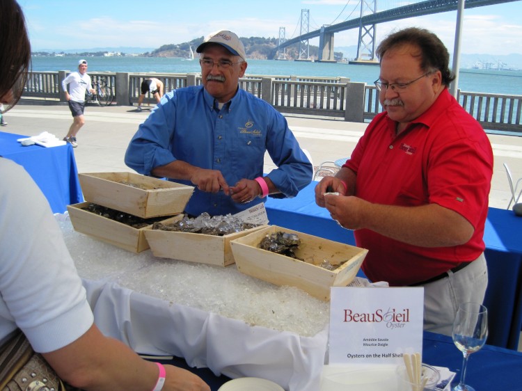 Maison Beausoleil stall at OysterFest 2010 in San Francisco