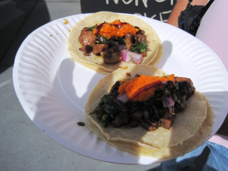 Tacos from Kung Fu Tacos at Eat Real Festival 2010 in Oakland
