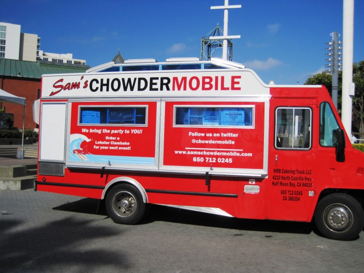 Sam's Chowder Mobile at the Eat Real Festival 2010 - sadly not open when we were there