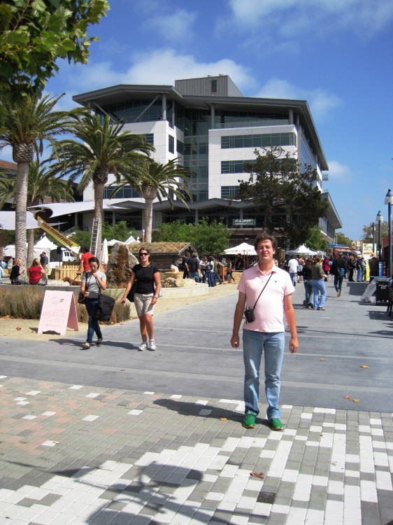 Jack London Square with new Jack London Marketplace in the background