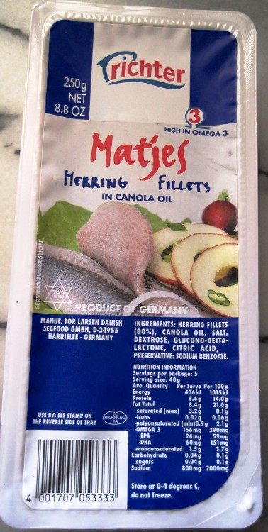 richter Matjes herring in canola oil